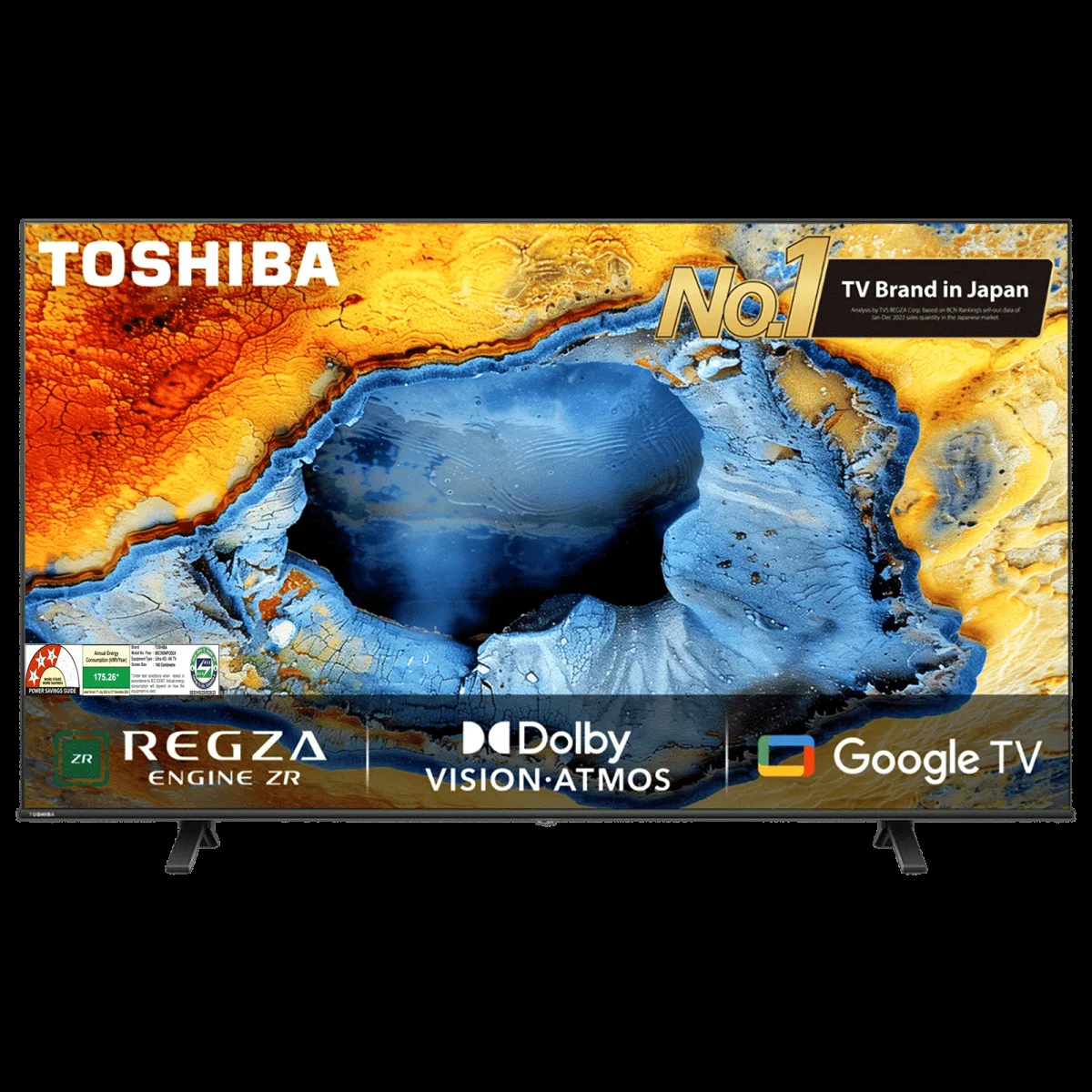 TOSHIBA C350NP 140 cm (55 inch) 3 Star 4K Ultra HD LED Google TV with Regza Engine 4K (2024 model)