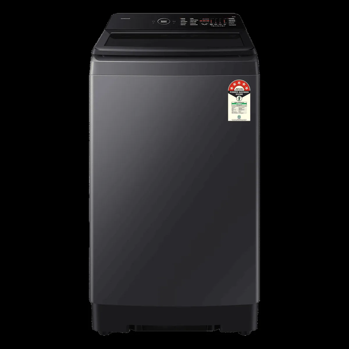 SAMSUNG 8 kg 5 Star Wi-Fi Inverter Fully Automatic Top Load Washing Machine (WA80F08S2BTL, AI VRT+ Technology, Black Caviar)