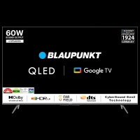 BLAUPUNKT 50QD7010 127 cm (50 inch) 4 Star QLED 4K Ultra HD Google TV with Dolby Vision and Dolby Atmos (2022 model)