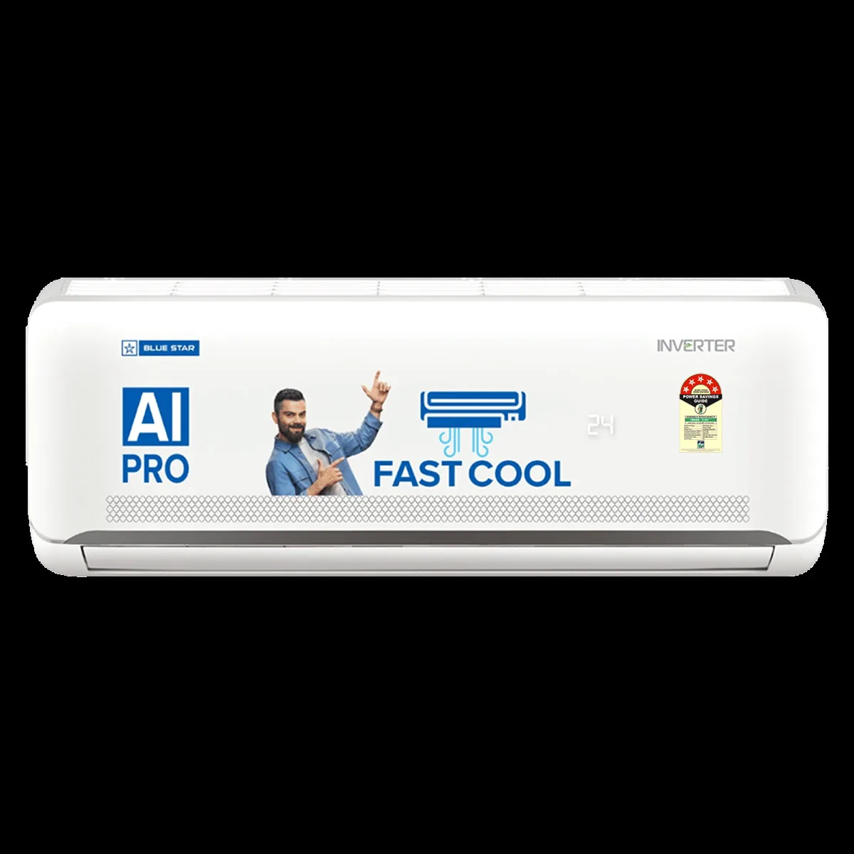 Blue Star N Series 5 in 1 Convertible 1.5 Ton 5 Star Inverter Split Smart AC with Voice Command Technology (Copper Condenser, IC518NNURS)