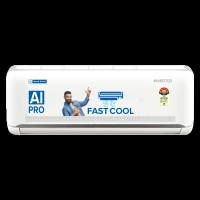 Blue Star N Series 5 in 1 Convertible 1.5 Ton 5 Star Inverter Split Smart AC with Voice Command Technology (Copper Condenser, IC518NNURS)