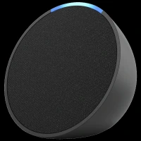 amazon Echo Pop with Built-in Alexa Smart Wi-Fi Speaker (Balanced Bass, Black)