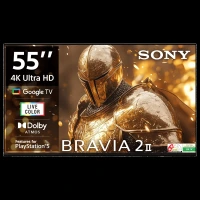 SONY BRAVIA 2 II 140 cm (55 inch) 2 Star 4K Ultra HD LED Smart Google TV with Google Assistant (2025 model)