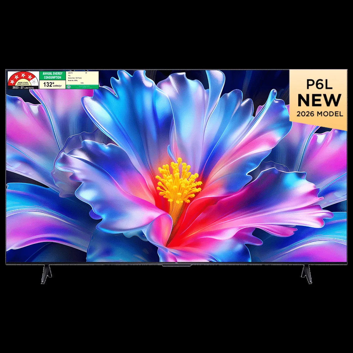 TCL P series 139.7 cm (55 inch) 4 Star LED 4K Super Ultra HD Smart Google TV with Google Voice Assistant (2026 Model)