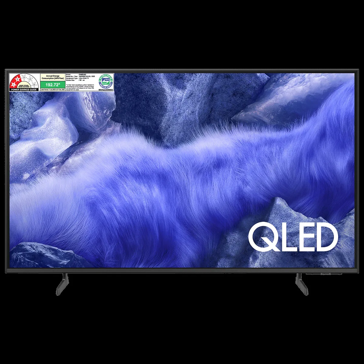 SAMSUNG QEF1 140 cm (55 inch) 2 Star 4K Ultra HD QLED Smart Tizen TV with Google Assistant (2025 model)