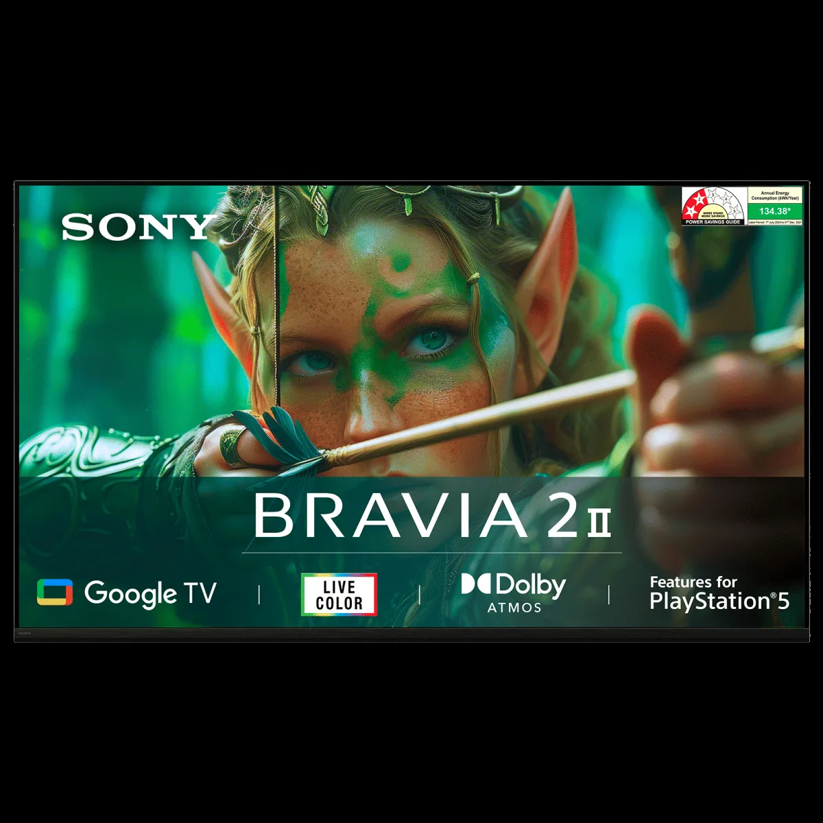 SONY BRAVIA 2 II 109 cm (43 inch) 2 Star 4K Ultra HD LCD Smart Android TV with Built- in Chromecast (2025 model)
