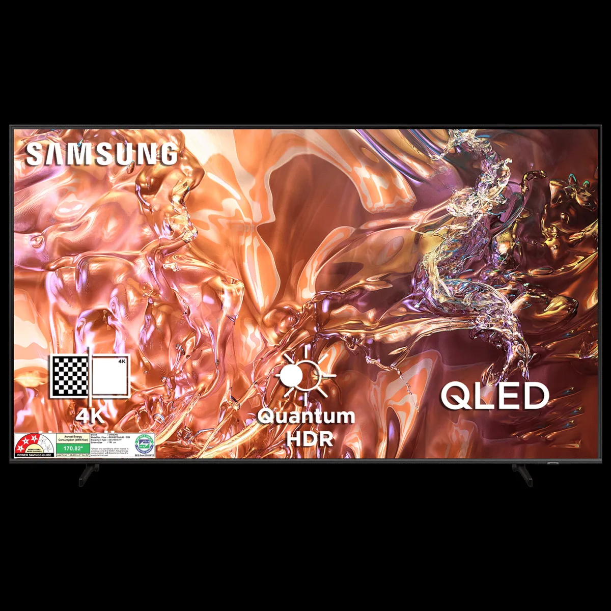 SAMSUNG QE1D 140 cm (55 inch) 3 Star QLED 4K Ultra HD Smart Tizen TV with 4K Upscaling (2024 model)