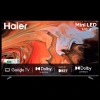 Haier M80F 125 cm (85 inch) 2 Star 4K Ultra HD Mini LED Smart Google TV with Google Assistant Support (2025 Model)