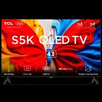 TCL S5K 109 cm (43 inch) QLED Full HD Smart Google TV with Google Voice Assistant (2025 model)