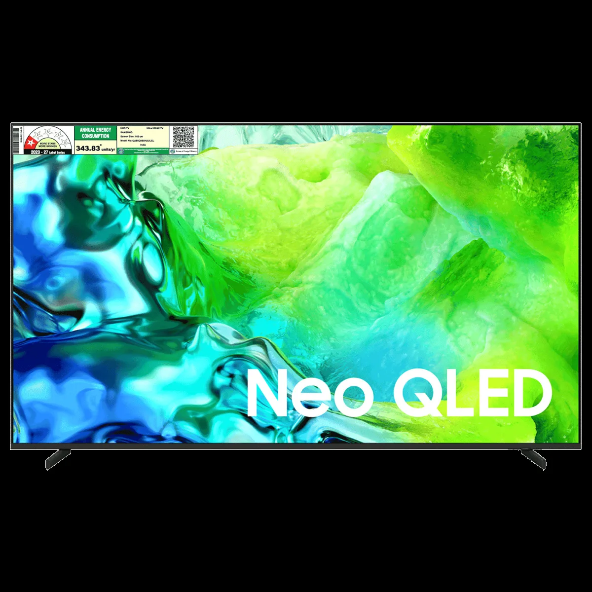 SAMSUNG QN80H 165.1 cm (65 inch) 1 Star Neo QLED 4K Ultra HD Smart Tizen TV with Google Voice Assistant (2026 Model)