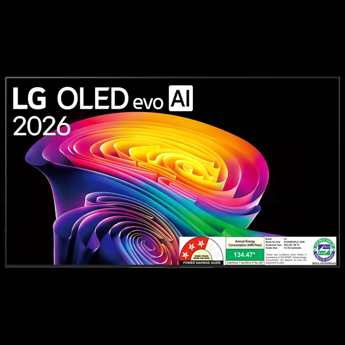 LG evo AI 121 cm (48 inch) 3 Star OLED 4K Ultra HD Smart WebOS TV with Ambient Filmmaker Mode (2026 Model)