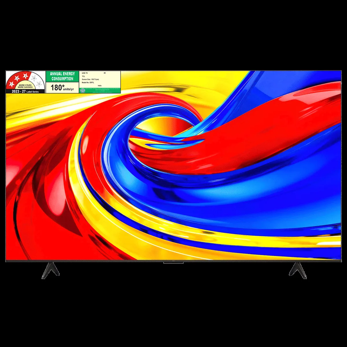 TCL P Series 139.7 cm (55 inch) 3 Star QLED 4K Super Ultra HD Smart Google TV with Google Voice Assistant (2026 Model)