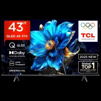 TCL P7K 109 cm (43 inch) QLED 4K Ultra HD Smart Google TV with Google Voice Assistant (2025 model)