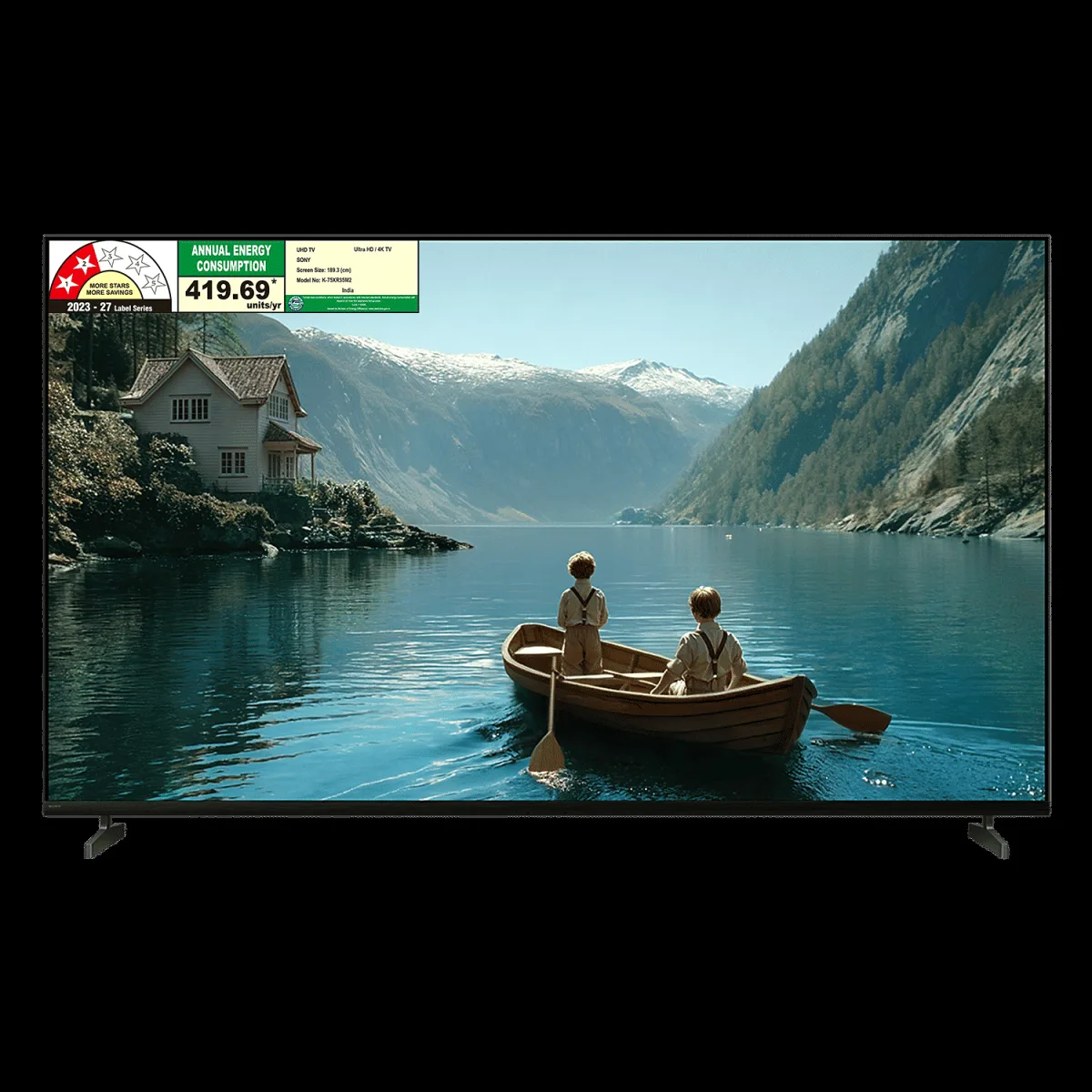 SONY BRAVIA 3 II 190 cm (75 inch) 2 Star LED 4K Ultra HD Smart Google TV with Voice Assistant (2026 model)