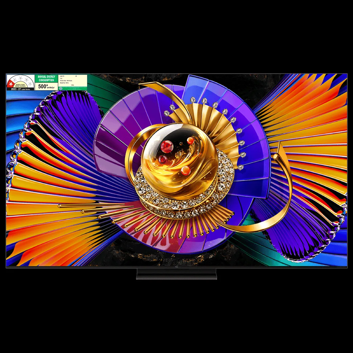 TCL C series 190.5 cm (75 inch) 1 Star SQD-Mini LED 4K Super Ultra HD Smart Google TV with Google Voice Assistant (2026 Model)