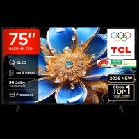 TCL T series 190.5 cm (75 inch) 4 Star QLED 4K Super Ultra HD Smart Google TV with Google Voice Assistant (2026)