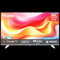 Haier K85F 127 cm (50 inch) 3 Star 4K Ultra HD LED Smart Google TV with Google Voice Assistant (2025 model)