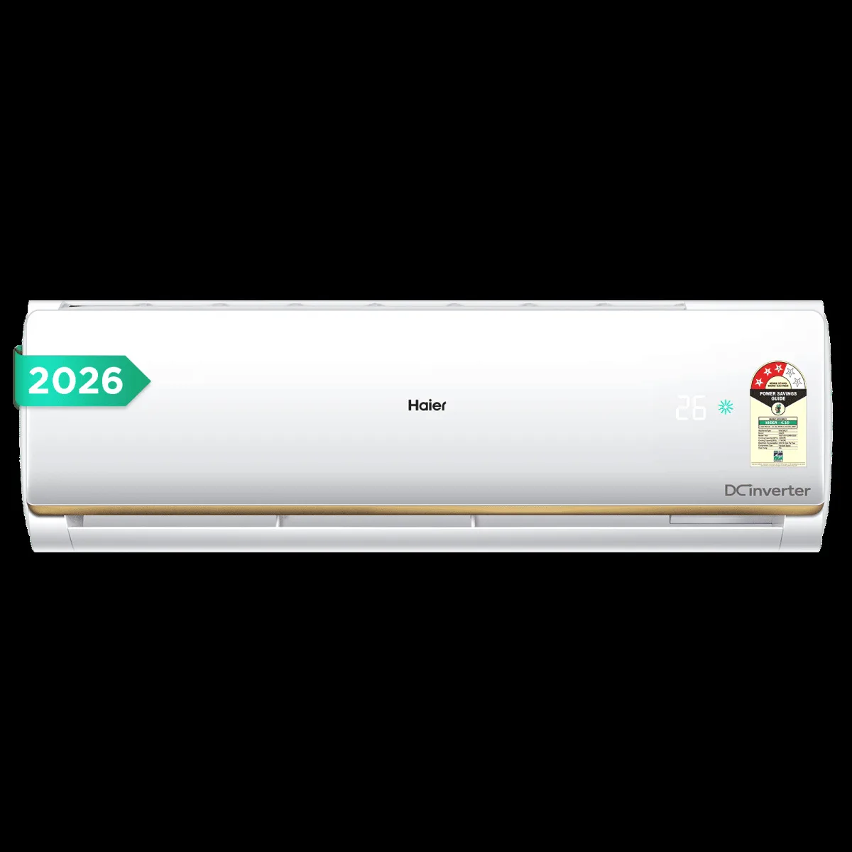 Haier Clean Cool Plus Convertible 1 Ton 3 Star Inverter Split AC with 4 Way Swing (Copper Condenser, HSA14CP-G3NB-I)