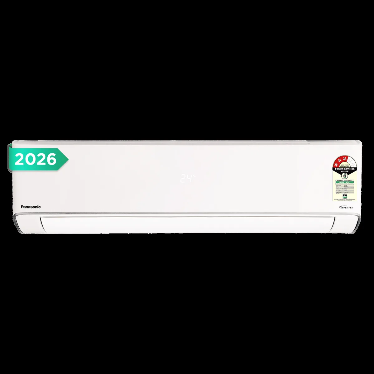 Panasonic EZ 8 in 1 Convertible 2 Ton 3 Star Hot & Cold Inverter Split Smart AC with Google & Alexa Voice Assistant (2026 Model, Copper Condenser, CS/CU-EZ24CKYFM)