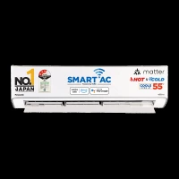 Panasonic EZ 7 in 1 Convertible 1.5 Ton 3 Star Hot & Cold Inverter Split Smart AC with Voice Control (2025 Model, Copper Condenser, CS/CU-EZ18BKYXFM)
