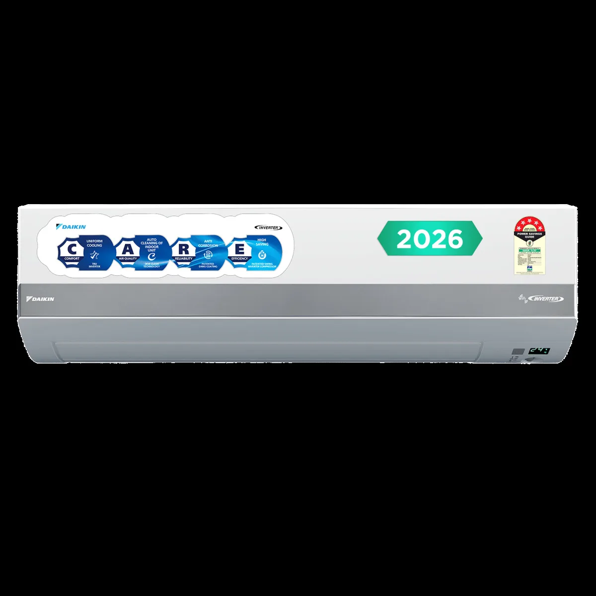 DAIKIN 1 Ton 5 Star Inverter Split Smart AC with Voice & App Control (Copper Condenser, PM 1.0 Filter, JTKJ35XV16VAA)