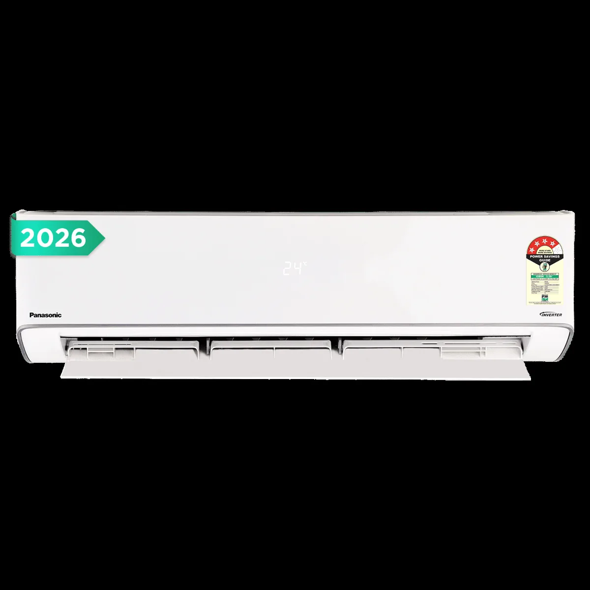 Panasonic EU 8 in 1 Convertible 2 Ton 4 Star Inverter Split Smart AC with Google & Alexa Voice Assistant (2026 Model, Copper Condenser, CS/CU-EU24CKY4FM)