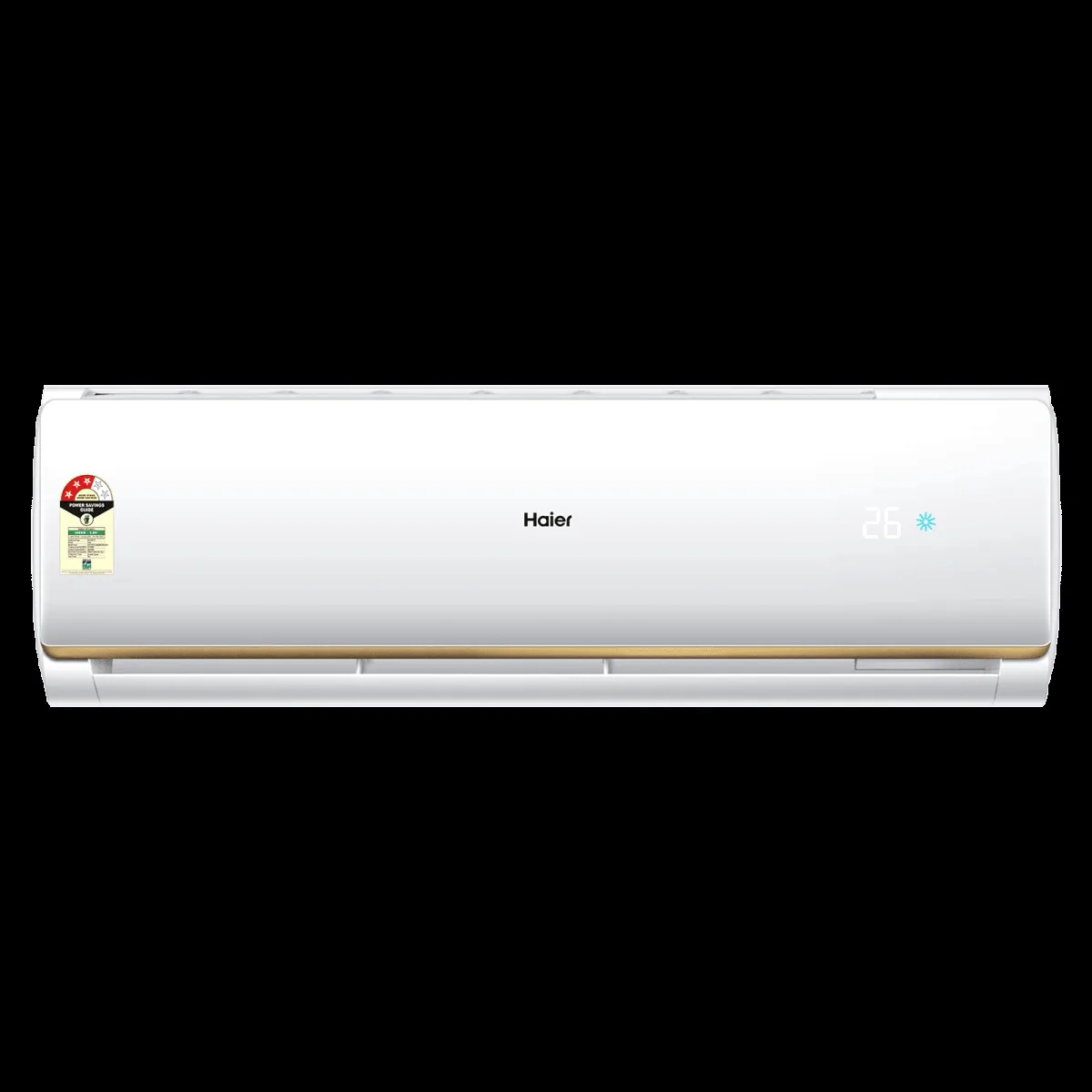 Haier Elegante Heavy Duty 7 in 1 Convertible 1.6 Ton 3 Star Hot & Cold Inverter Split AC with Self Diagnosis (Copper Condenser, HSU19CH-TQG3BN-INV)
