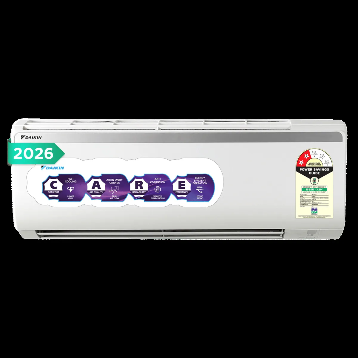 DAIKIN 1 Ton 2 Star Split AC (Copper Condenser, PM 2.5 Filter, FTQ35XV16WBA)