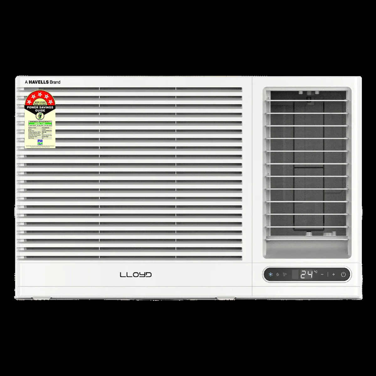 LLOYD EA 1.5 Ton 5 Star Fixed Speed Window AC (Copper Condenser, Clean Air Filter, GLW18C5XWSEA)