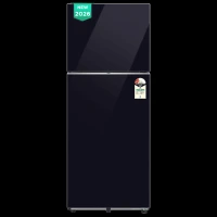 Samsung RT45 419 Litres 2 Star Frost Free Double Door Smart Wifi Enabled Refrigerator with Bespoke AI (RT45HB6A4222HL, Black Glass) (2026 Model)