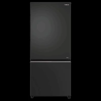 Panasonic 400 Litres 2 Star Frost Free Double Door Bottom Mount Convertible Refrigerator with AG Clean Technology (NR-BK418BQKN, Diamond Black)