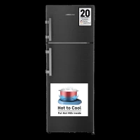 LIEBHERR Pure 269 Litres 2 Star Frost Free Double Door Refrigerator with Stabilizer Free Operation (TCLbsB 2711, Black Steel)