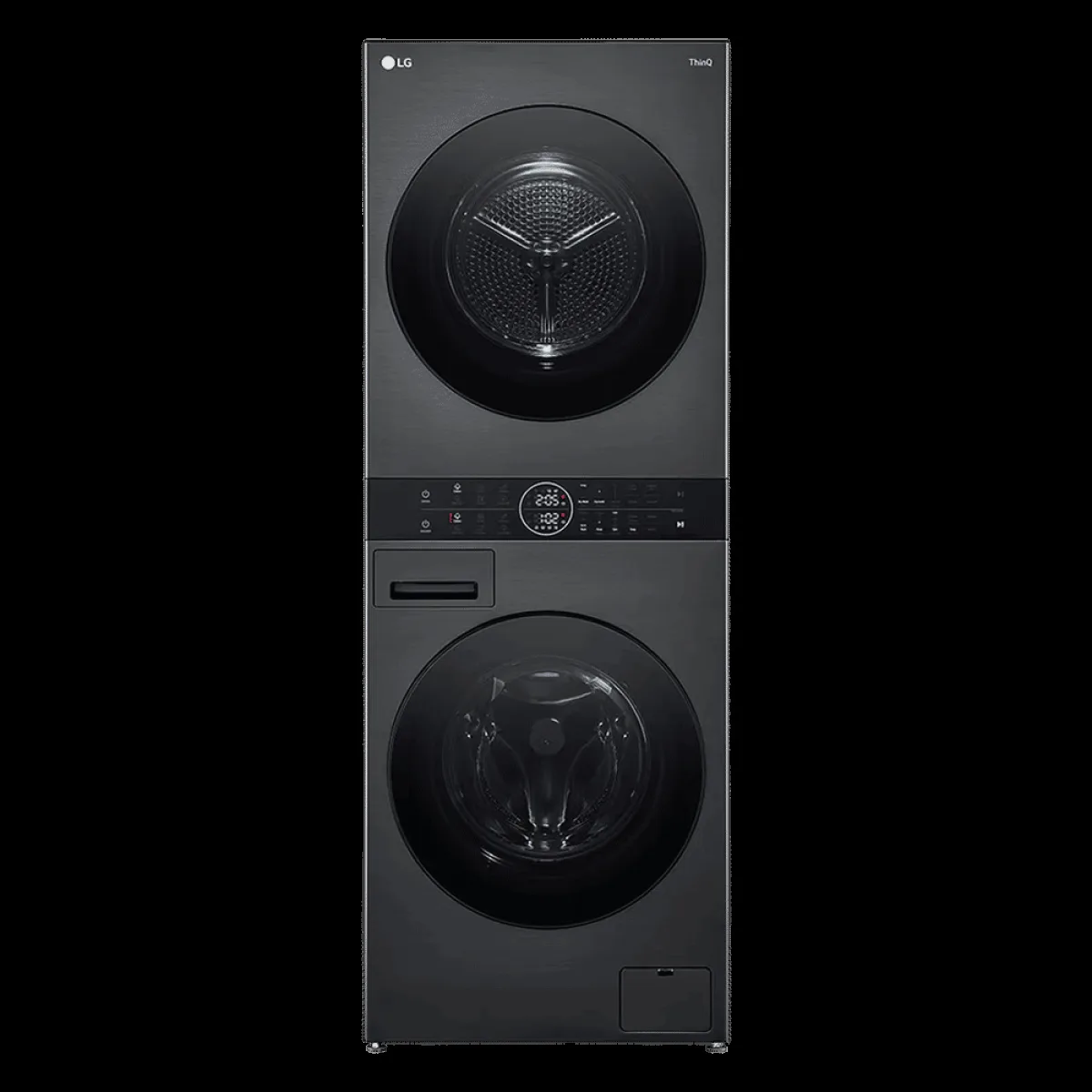 LG 13/10 kg 5 Star Wi-Fi Inverter Fully Automatic Front Load Washer Dryer (WashTower, FWT1310PB.APBQEIL, 6 Motion DD, Platinum Black)