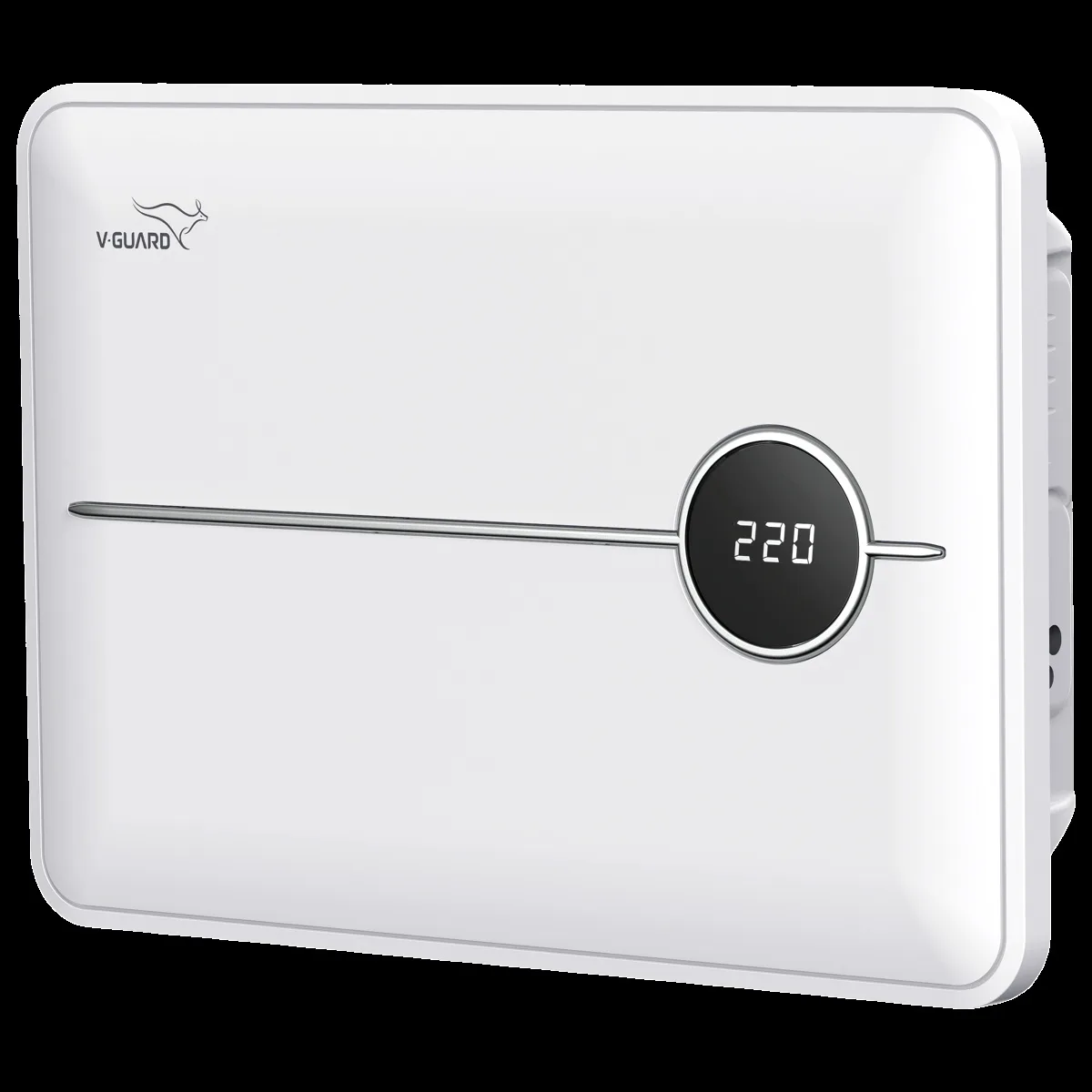 V-Guard 15 Amps Voltage Stabilizer Dishwasher / Washing Machine / Microwave Oven / Tread Mill (135 - 280 V, Smart Voltage Correction, VDW 500 Prime, White)