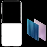 SAMSUNG Back Case for Galaxy Z Flip5 (Swappable and Customizable Design, Transparent)