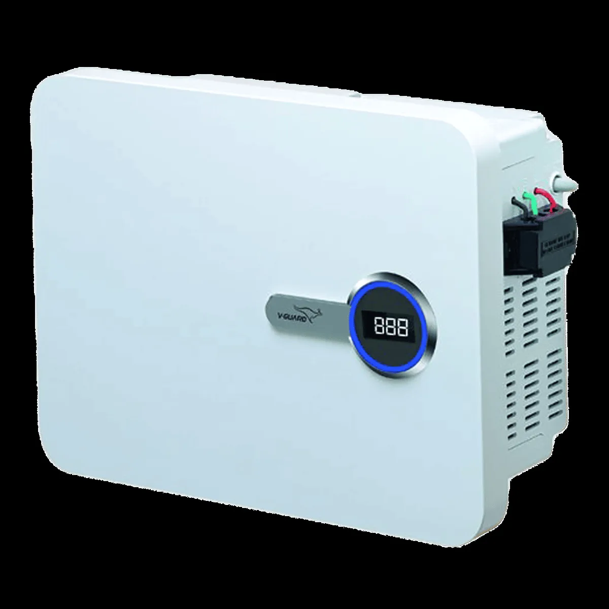 V-Guard 12 Amps Voltage Stabilizer For 1.5T Air Conditioner (130 - 280 V, Latest IC Technology, VWI 400, White)