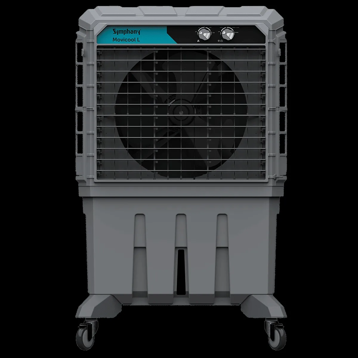 Symphony Movicool L125 125 Litres Commercial Air Cooler with Whisper-Quiet Operation (Cool Flow Dispenser, Dark Grey)