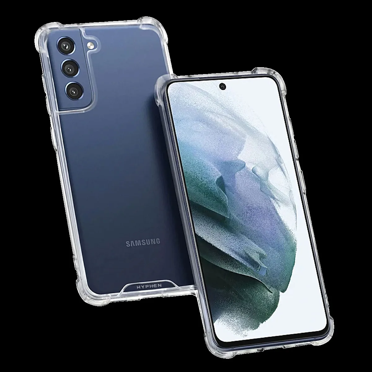 Hyphen DURO TPU Back Cover for SAMSUNG Galaxy S22 5G (Supports Wireless Charging, Clear)