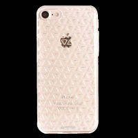 stuffcool Angle Soft TPU Back Cover for Apple iPhone 7, 8 (Unique 3D Design, Transparent)