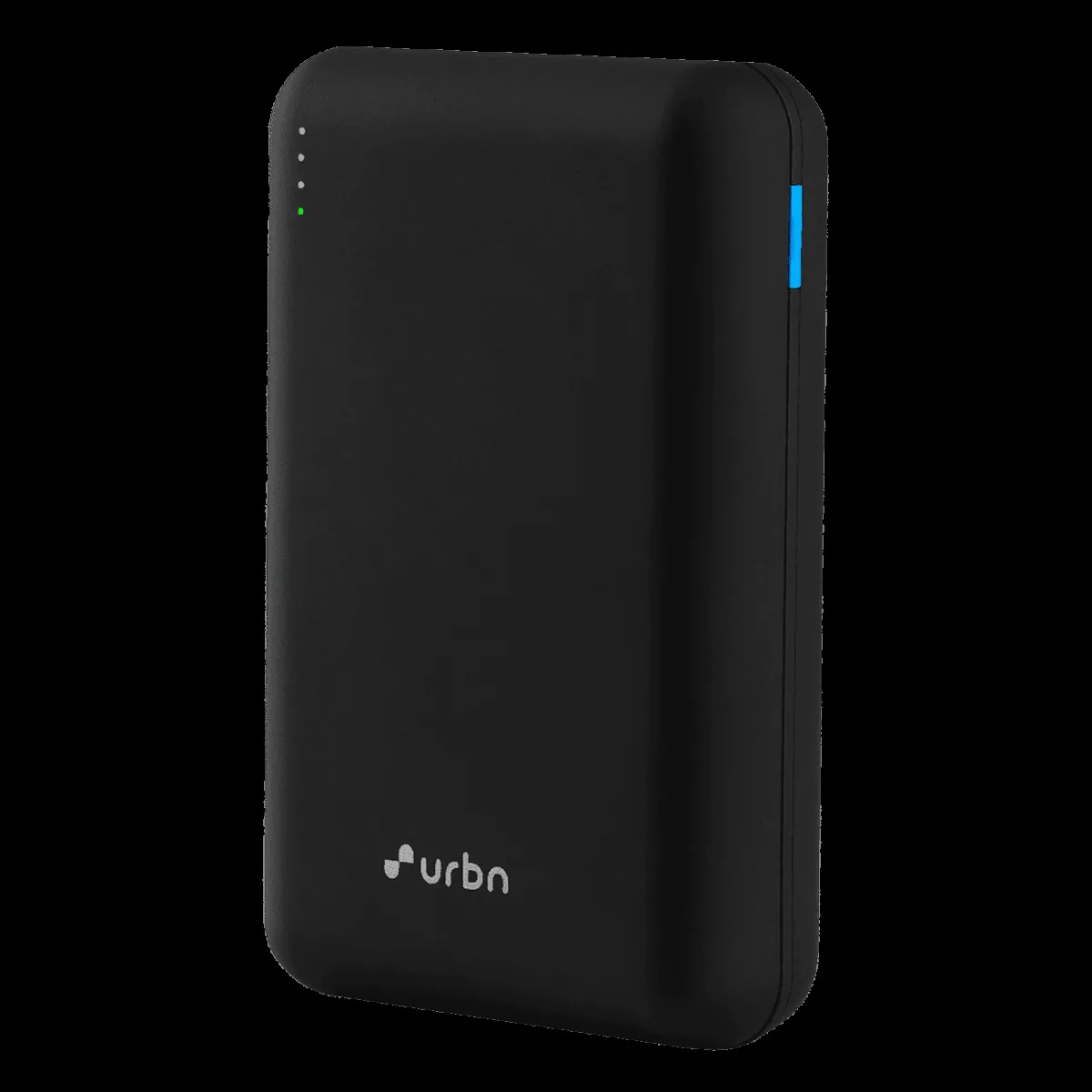 urbn 20000 mAh 22.5W Fast Charging Power Bank (1 Type A & 2 Type C Ports, 12 Layer Circuit Protection, Black)