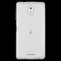 Stuffcool Blendo Hybrid Polycarbonate Back Cover for Nokia 3 (Camera Protection, Transparent)
