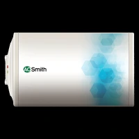 AO Smith Elegance Slim-LHS 25 Litres 3 Star Horizontal Storage Water Geyser with Glass Coated Incoloy Heating Element (White)