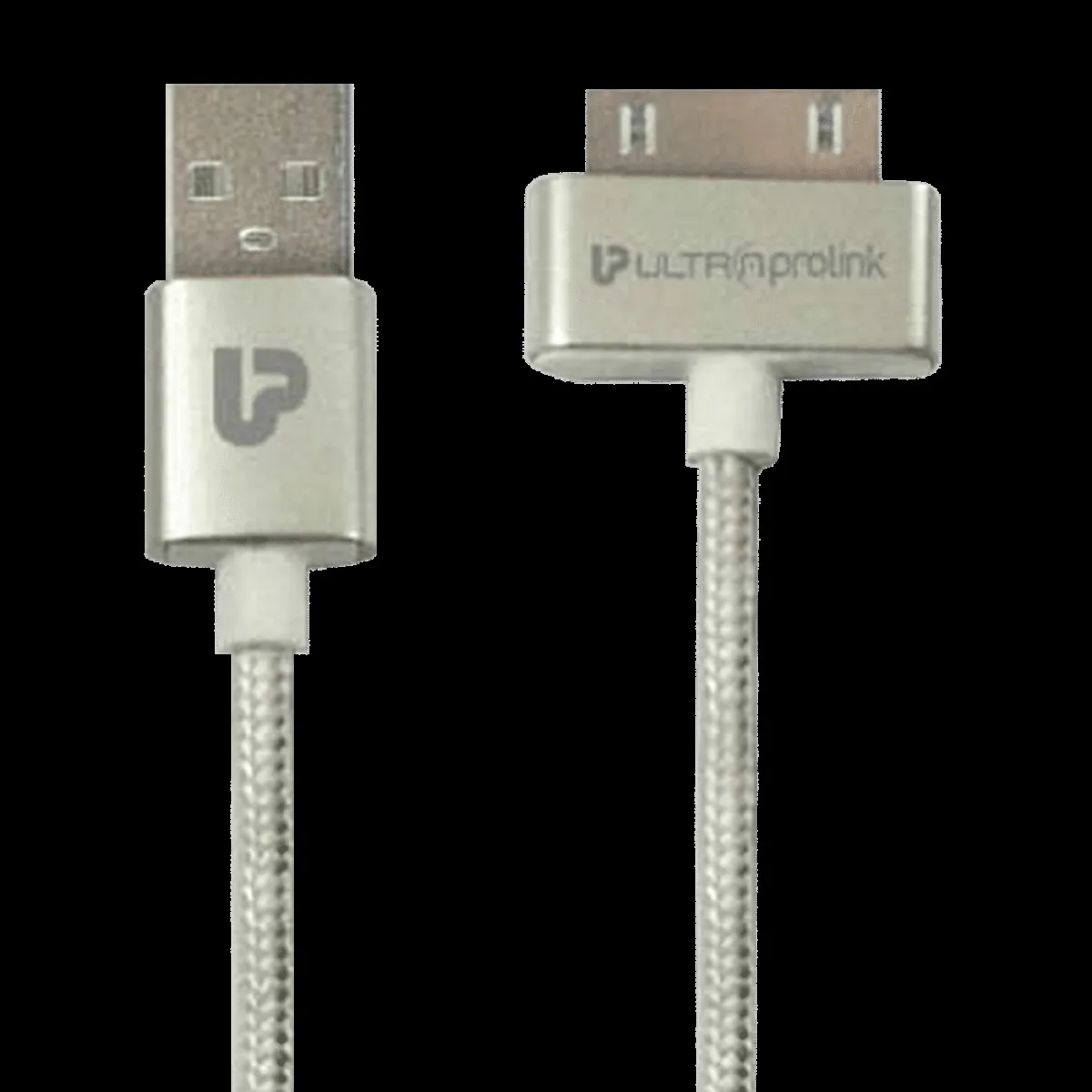 ultraprolink iDock Type A to 30 pin 4.95 Feet (1.5 M) Cable (Tangle-free Design, Silver)