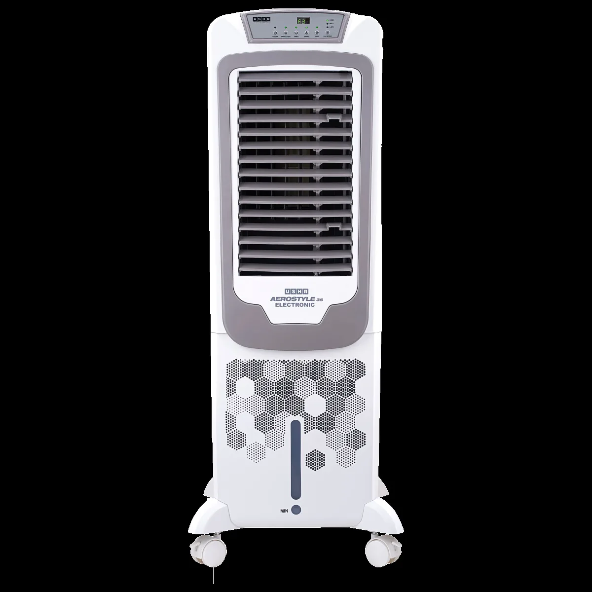 USHA Aerostyle 35 Litres Tower Air Cooler (Anti-Bacterial Tank, 4664135AST1E93N, White)