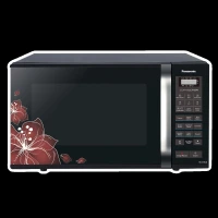 Panasonic 23L Convection Microwave Oven with 61 Autocook Menus (NN-CT35LBFDG, Black Floral)