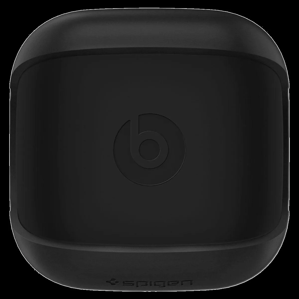 spigen Liquid Air Silicone Full Cover Case Powerbeats Pro (Shock Absorbent, ASD00258, Black)