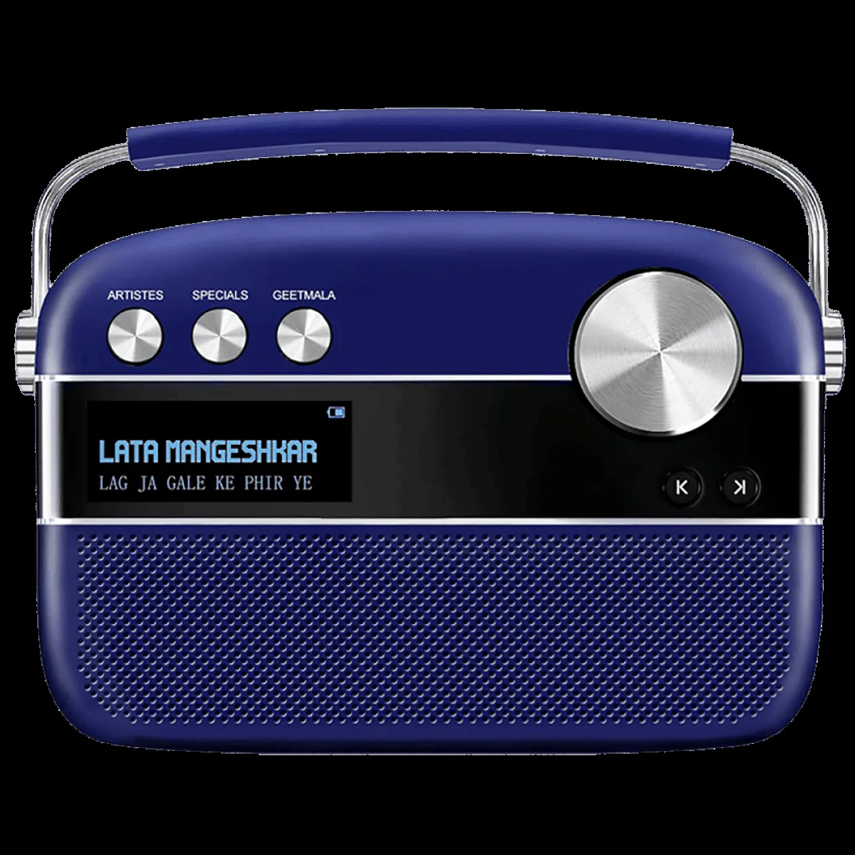 SAREGAMA Carvaan Premium 6W Portable Bluetooth Speaker (5 Hours Playtime, Royal Blue)
