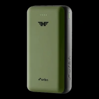 urbn Ultra Compact 27000 mAh 22.5W Fast Charging Power Bank (2 Type A Ports, 1 Type C & Micro USB Port, 12-Layer Circuit Protection, Camo)