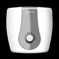 AO Smith Finesse 10 Litres 5 Star Vertical Storage Water Geyser with Glass Coated Incoloy Heating Element (White)