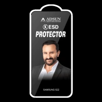 ADSUN ESD Tempered Glass for Samsung S22 (Anti Smudge)